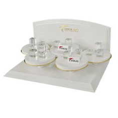 Bijela skidanja okruglih platformi